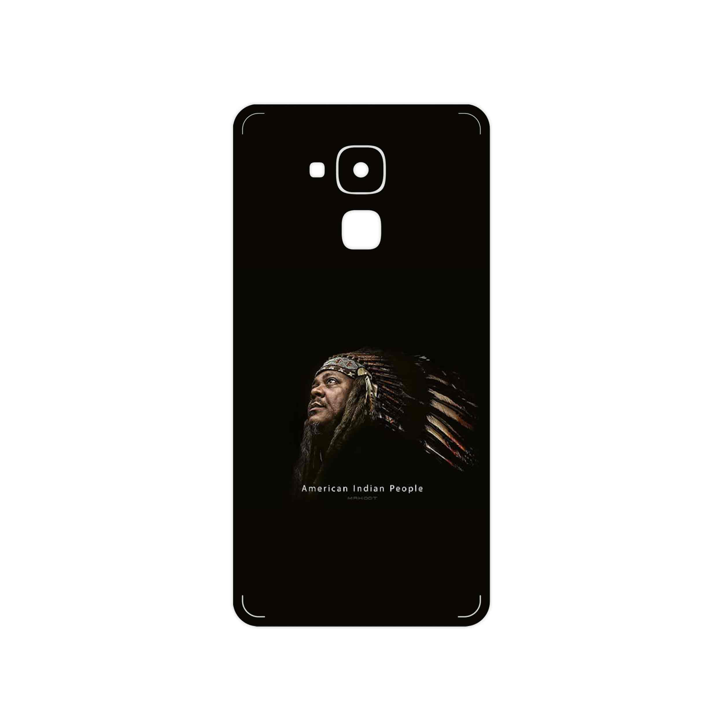 برچسب پوششی ماهوت مدل Portrait of an Indian Man مناسب برای گوشی موبایل هوآوی Gt3