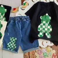 تی شرت شلوارک اسپرت طرح جدید کیفیت عالی قیمت مناسب جنس تی شرت پنبه شلوارک لی شست شده 