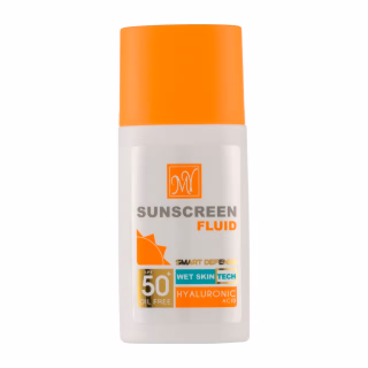 ضد افتاب فلوئید مای مدل هیالورونیک اسید  spf50 مناسب انواع پوست حجم 50 میل