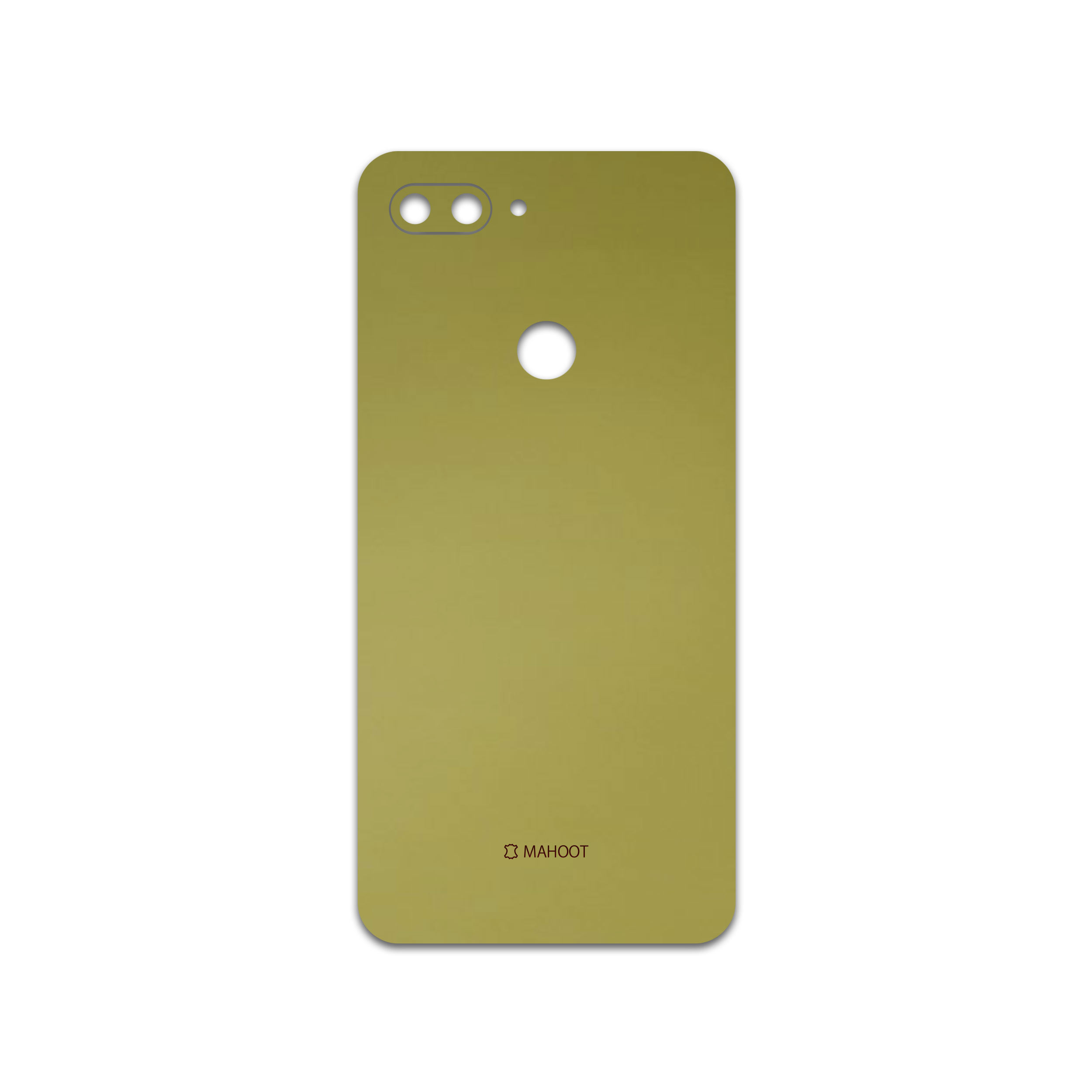 برچسب پوششی ماهوت مدل Matte-Gold مناسب برای گوشی موبایل شیائومی Mi 8 Lite