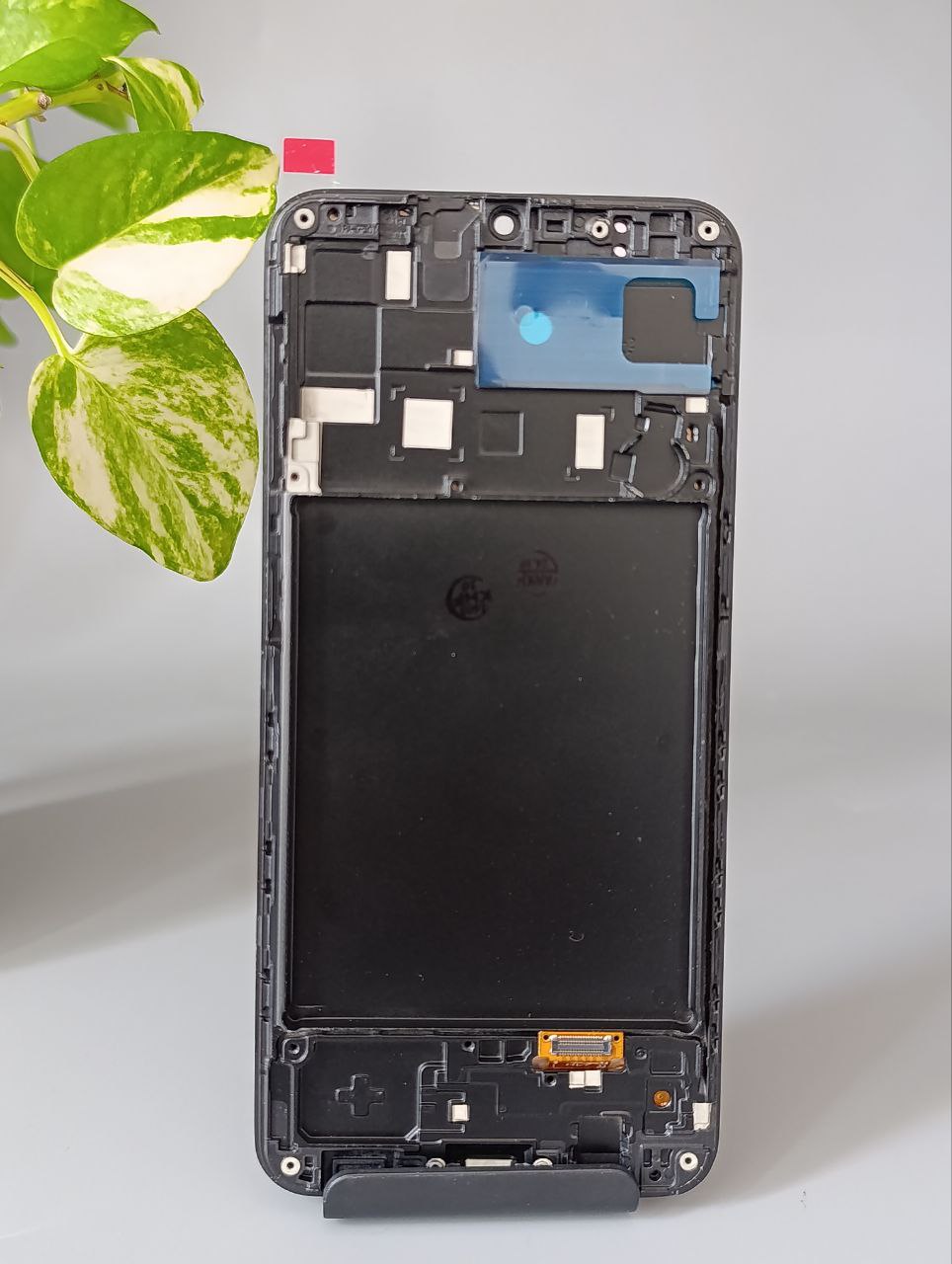 LCD Samsung A205 A20 Black ( Frame) OLED