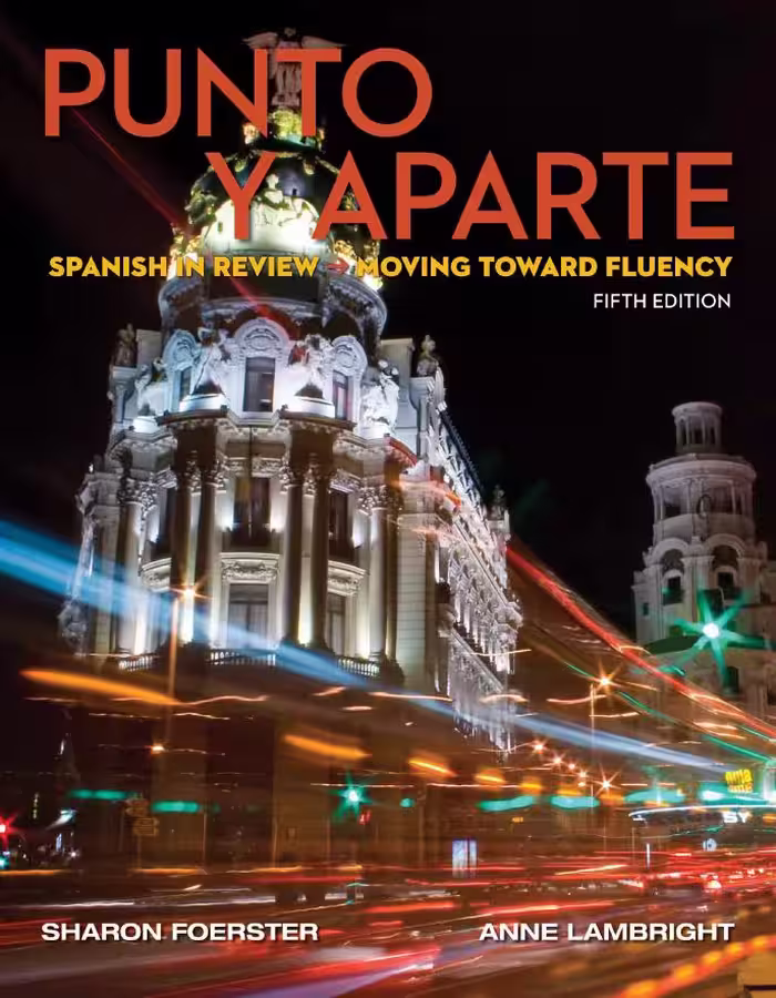 خرید و دانلود نسخه کامل کتاب Punto y aparte: Spanish in Review, Moving Toward Fluency