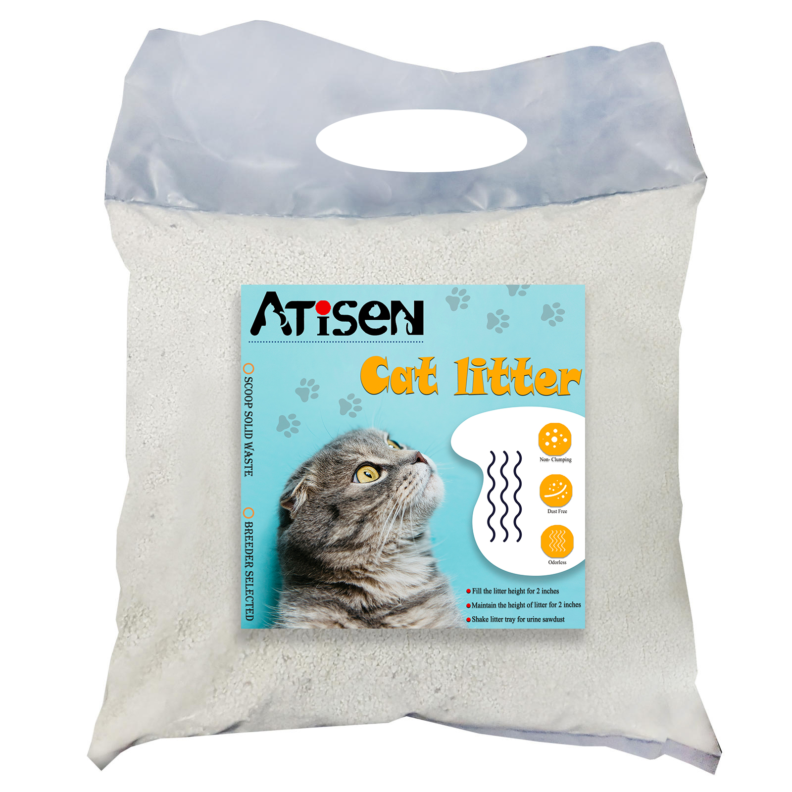  خاک بستر گربه آتیسن مدل M11-06 وزن 6 کیلوگرم