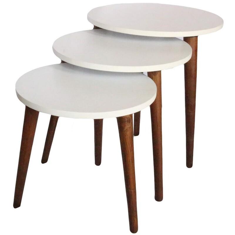 میز عسلی گرد | choobsub