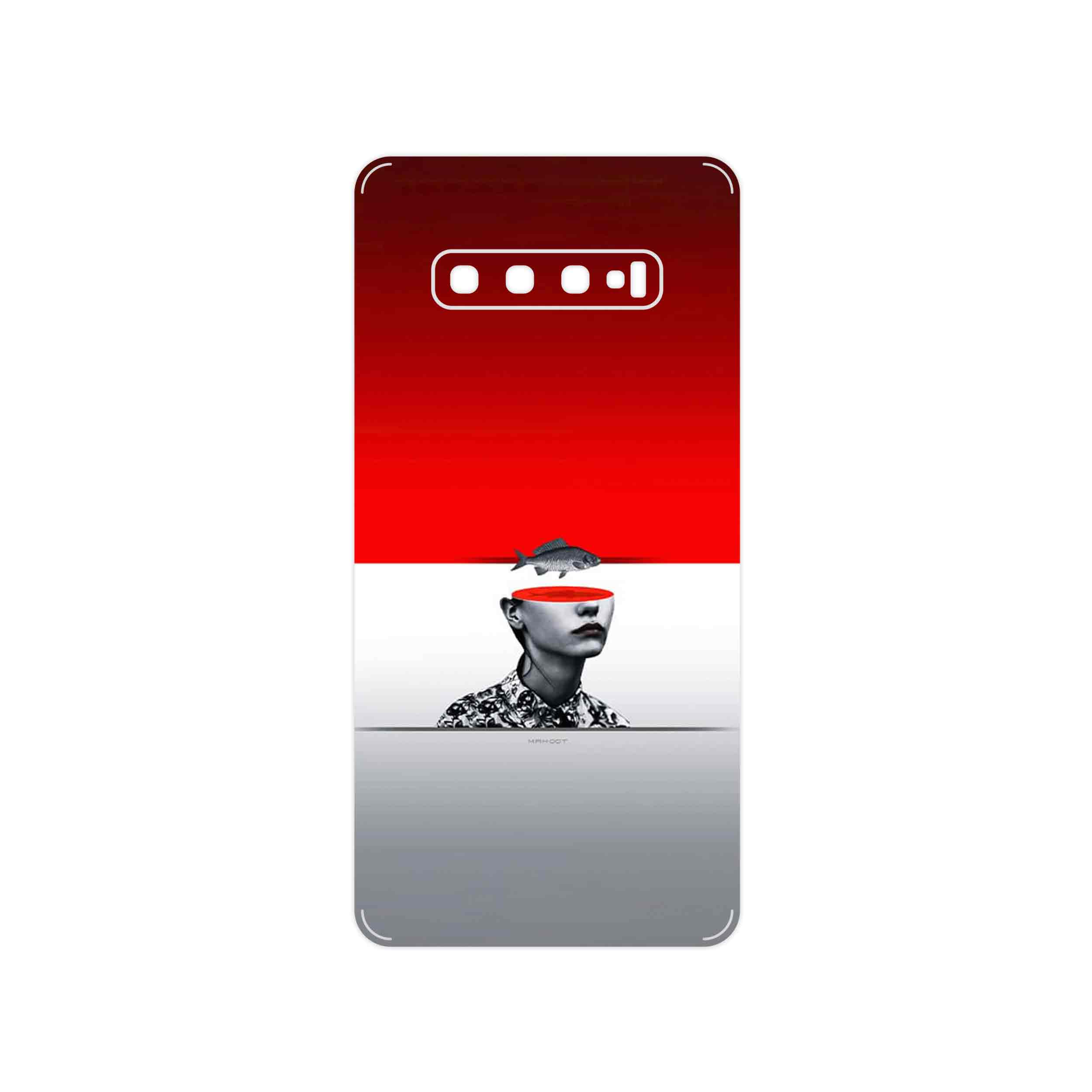 برچسب پوششی ماهوت مدل Collage of surreal Portrait of Women 1 مناسب برای گوشی موبایل سامسونگ Galaxy S10 Plus