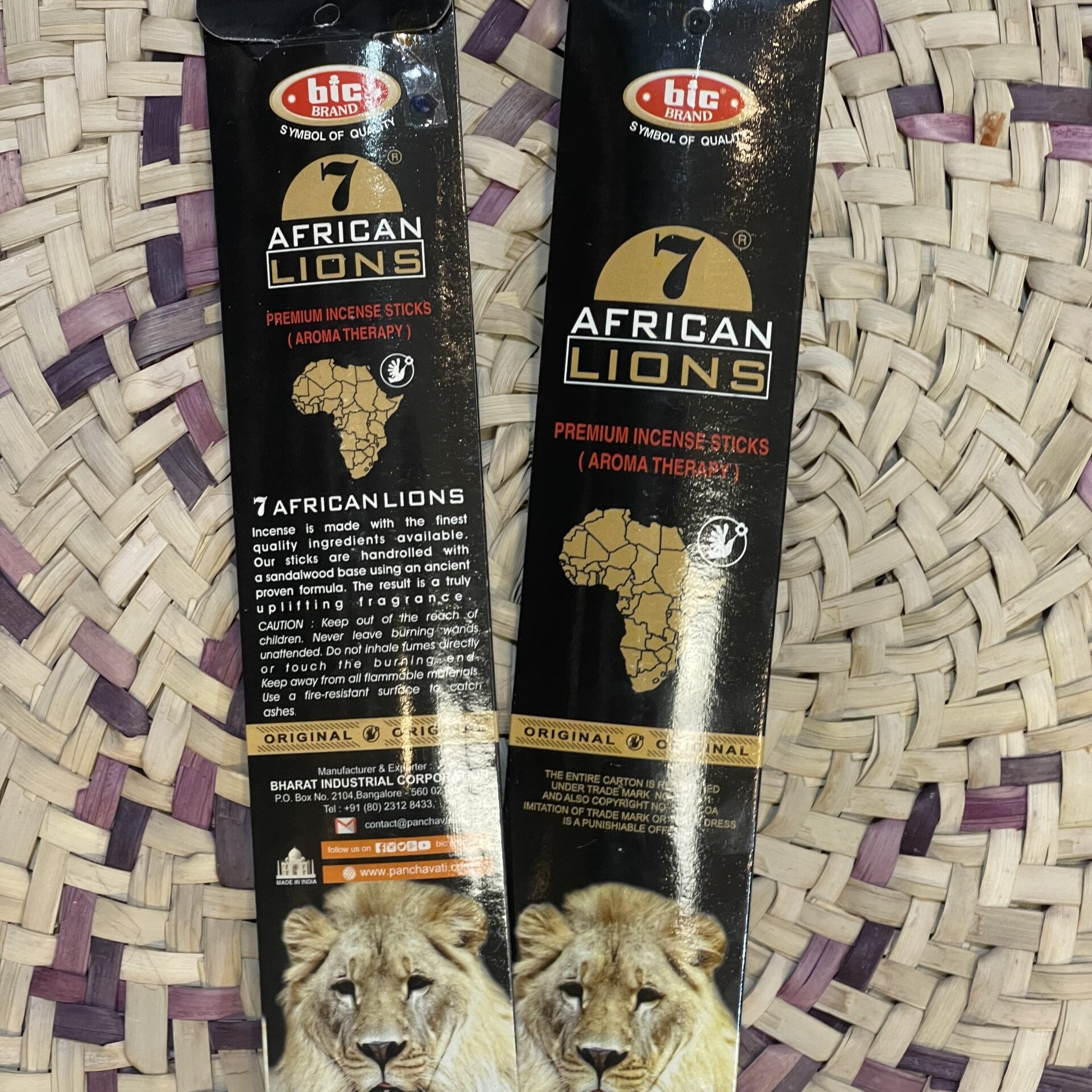 عود بیک مدل هفت شیر آفریفایی 7 african lions