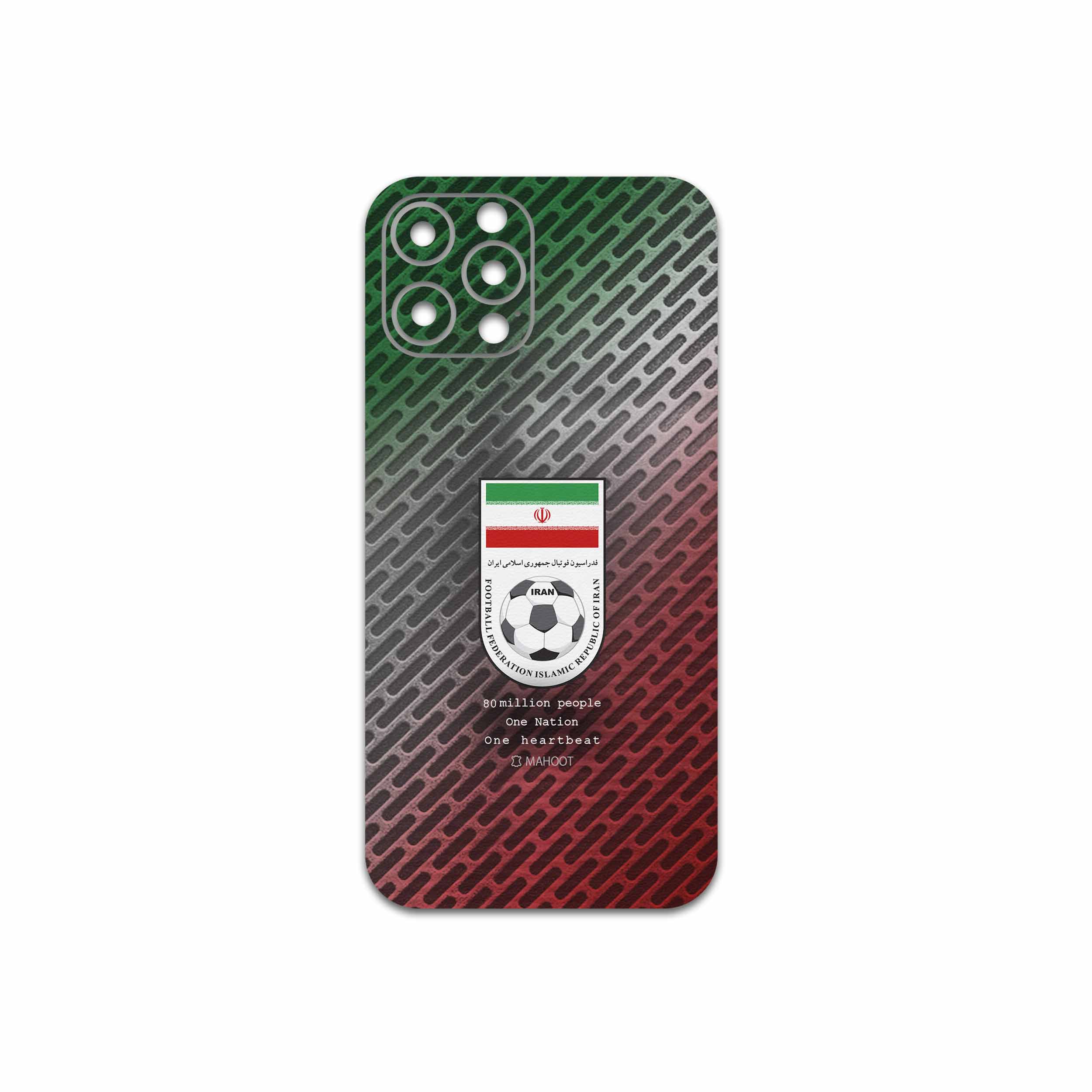 برچسب پوششی ماهوت مدل Iran-National-Football-Team مناسب برای گوشی موبایل اپل iPhone 12 Pro Max