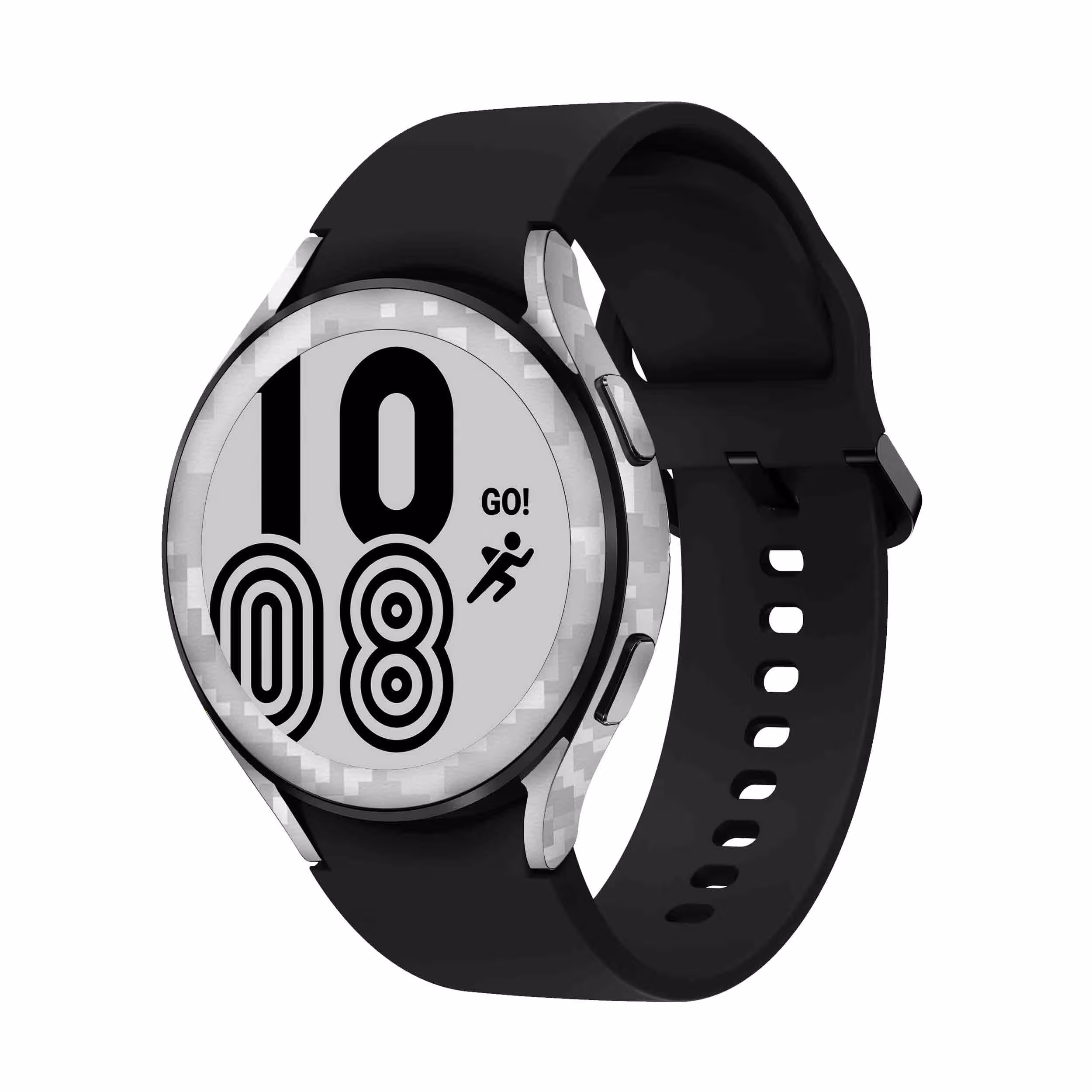 برچسب ماهوت طرح Army Snow Pixel مناسب برای ساعت هوشمند سامسونگ Watch4 44mm