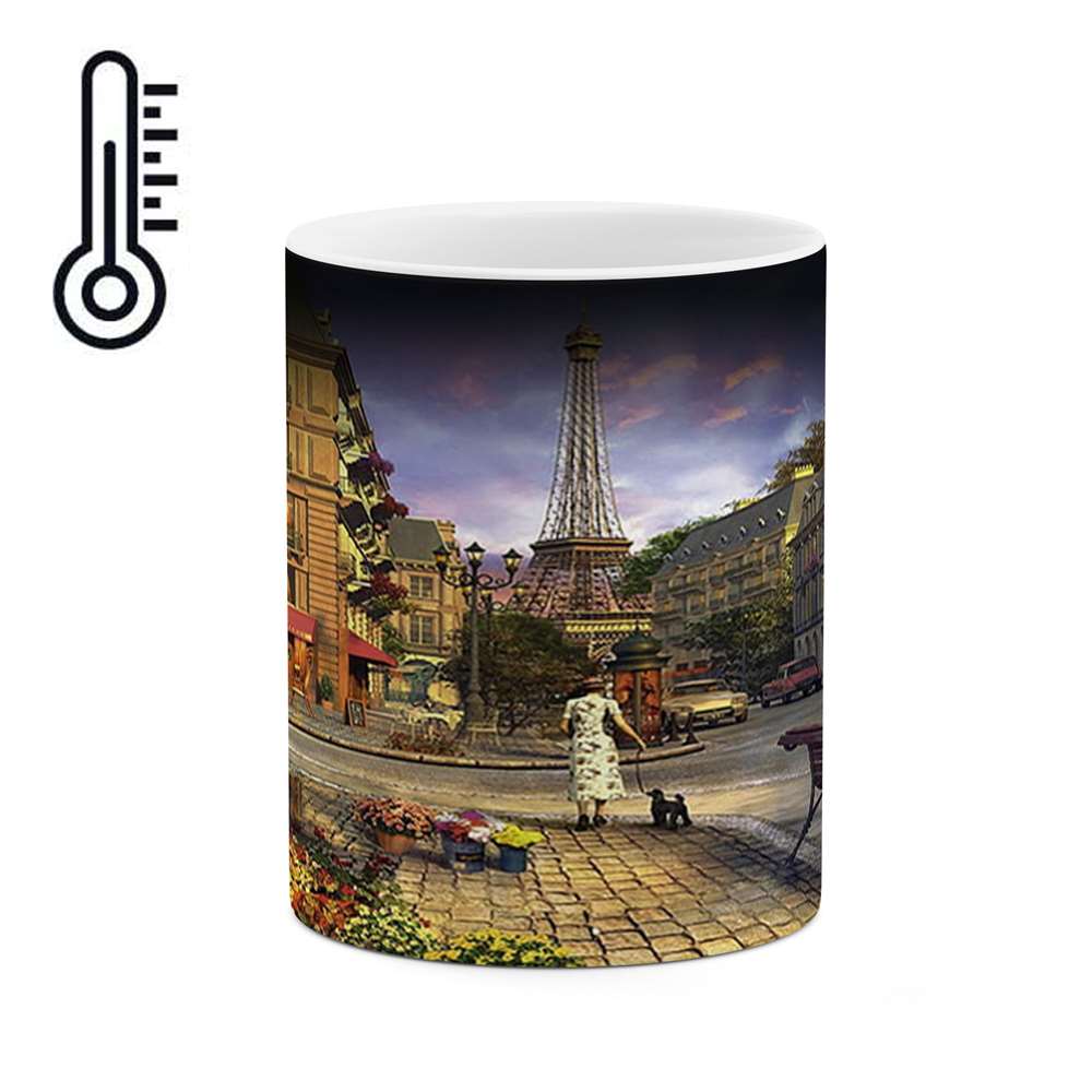 ماگ حرارتی طرح برج ایفل پاریس مدل mgph14519