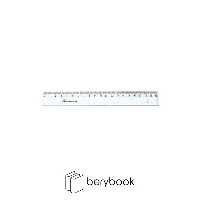 تک رسام / خط کش / شیشه ای / 20 سانت