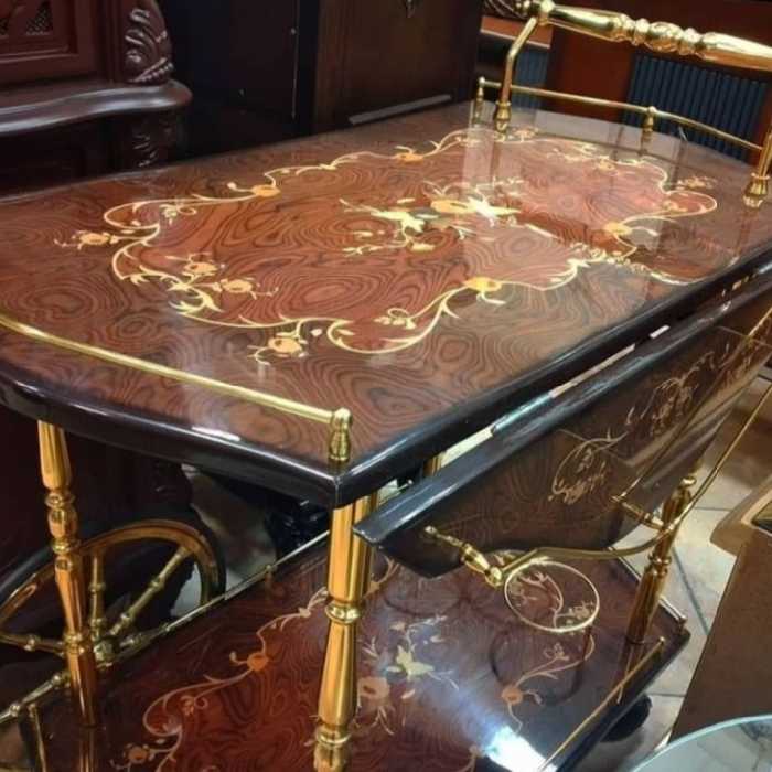 میز پذیرایی مدل کالسکه