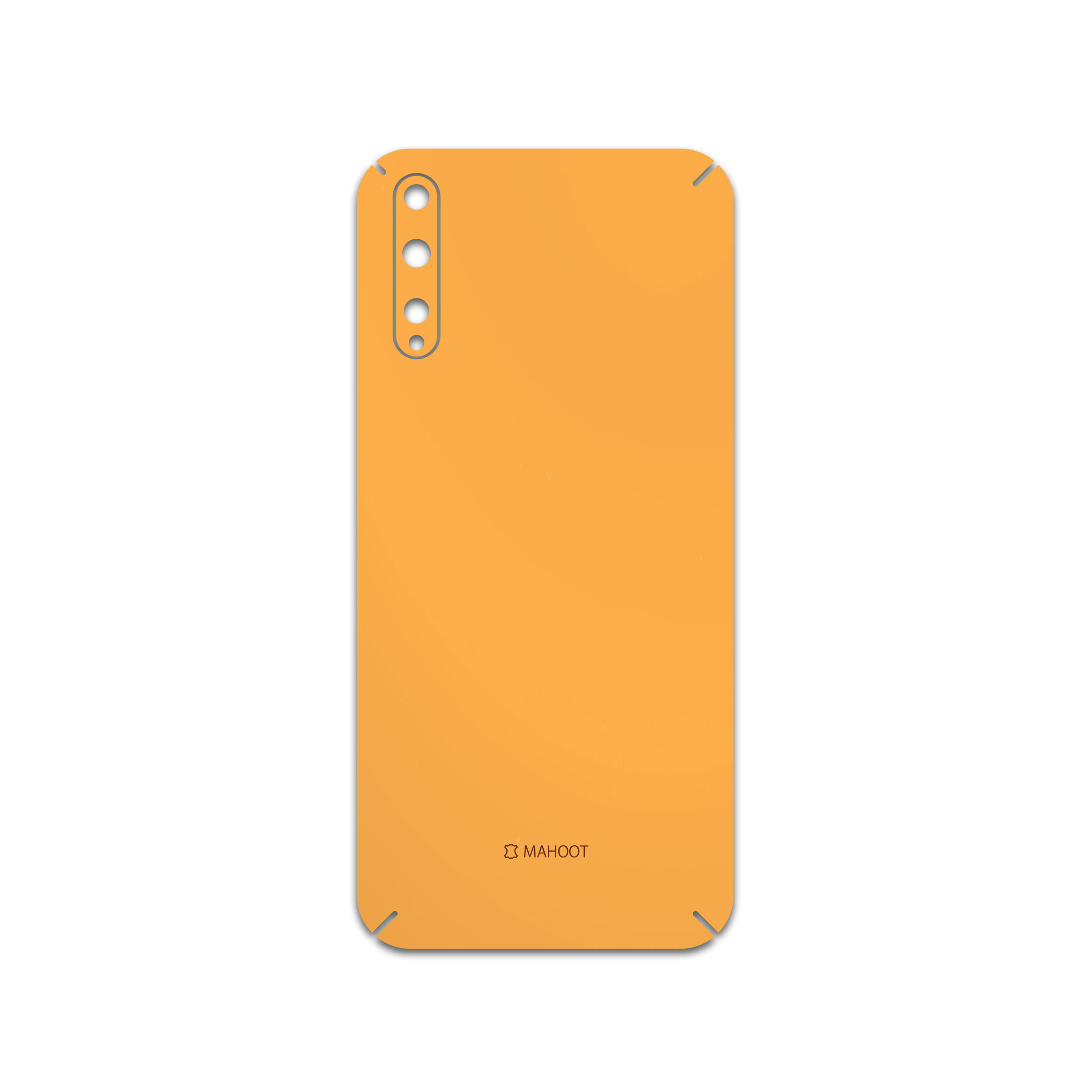 برچسب پوششی ماهوت مدل Matte-Orange مناسب برای گوشی موبایل هوآوی Y8p