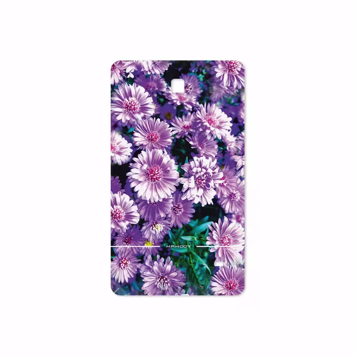 برچسب پوششی ماهوت مدل Purple-Flower مناسب برای تبلت سامسونگ Galaxy Tab 4 7.0 2014 T231