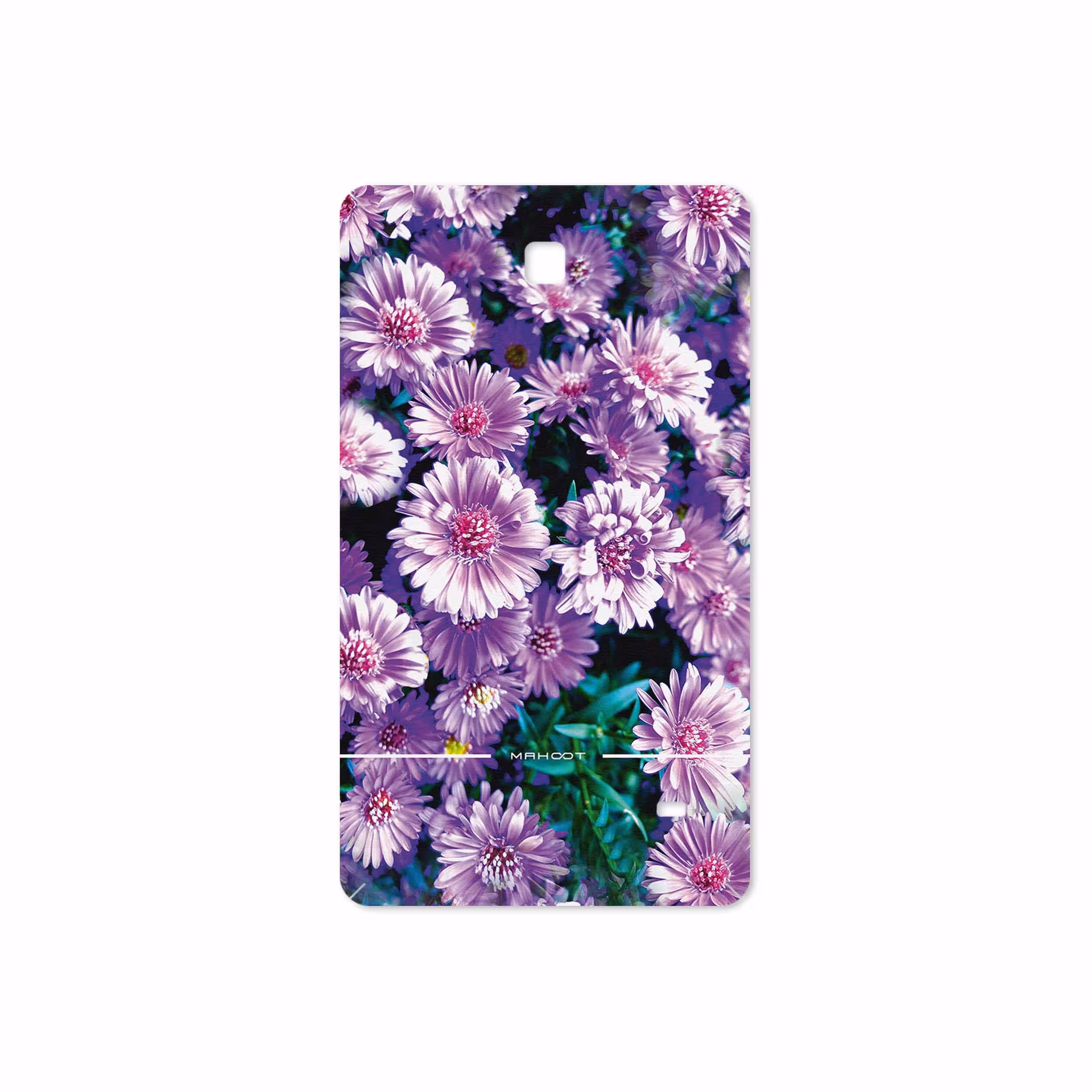 برچسب پوششی ماهوت مدل Purple-Flower مناسب برای تبلت سامسونگ Galaxy Tab 4 7.0 2014 T231