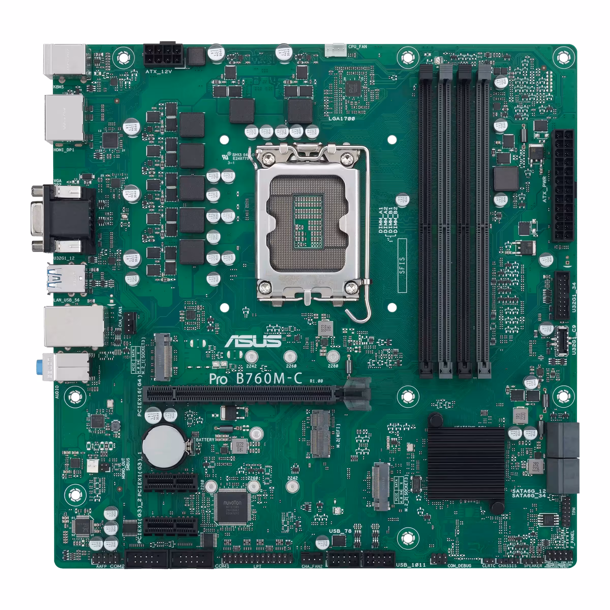 مادربرد ایسوس مدل Pro B760M-C-CSM