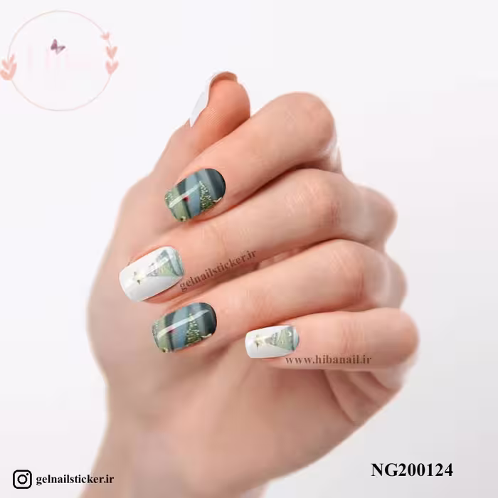 استیکر ژله ای کاشت ناخن (نیل رپ)_کد NG200124