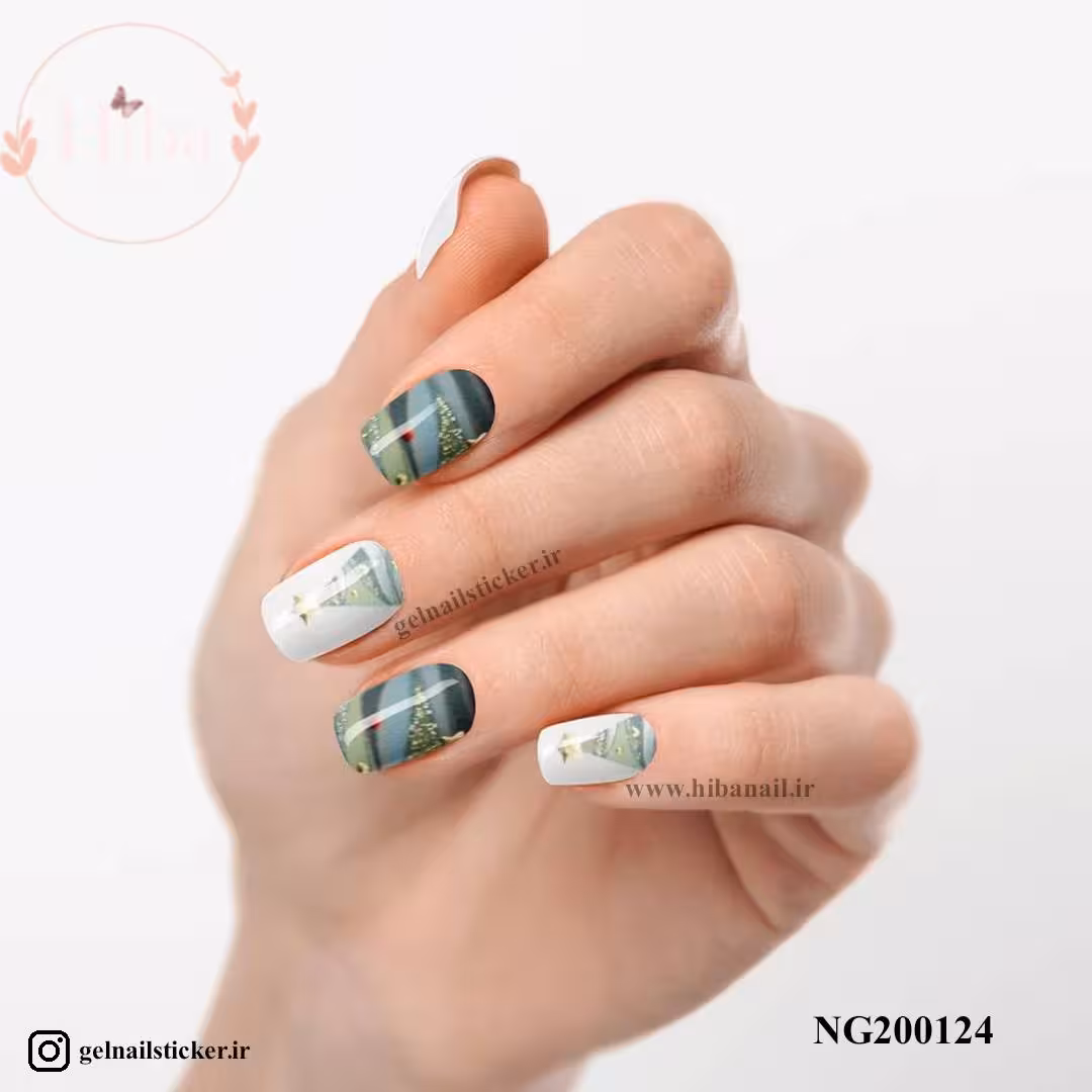 استیکر ژله ای کاشت ناخن (نیل رپ)_کد NG200124