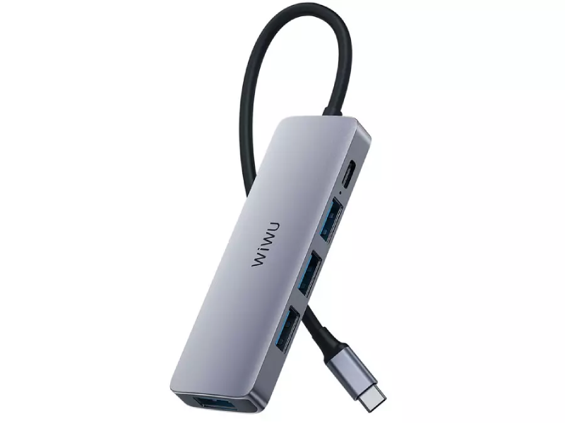 هاب تایپ سی 5 پورت ویوو مدل Alpha A541BC