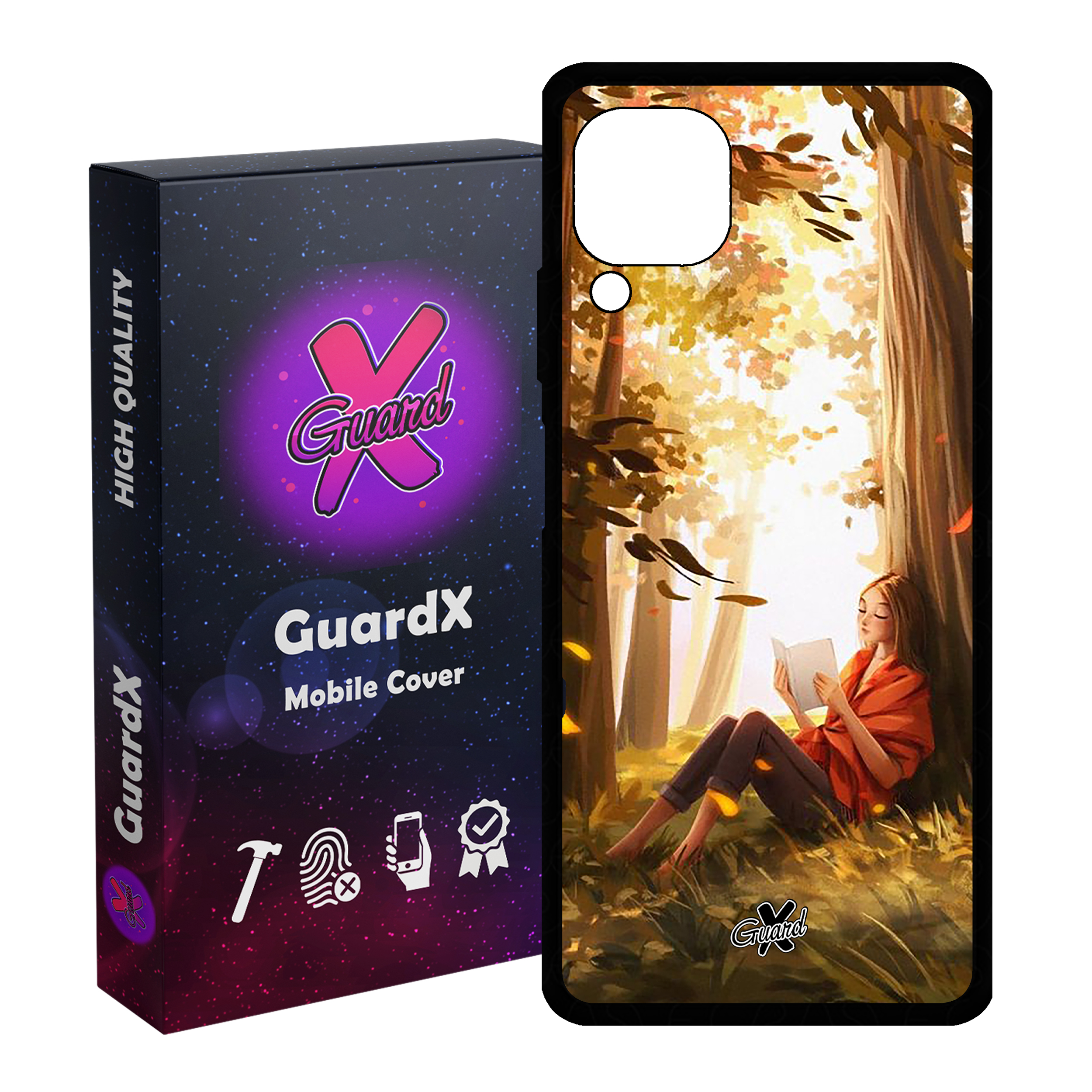 کاور گارد ایکس طرح دختر مدل Glass10276 مناسب برای گوشی موبایل هوآوی Nova 7i / Nova 6 SE / P40 Lite