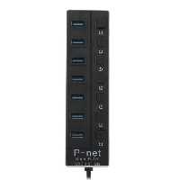 هاب USB 30 هفت پورت پی نت مدل پی 219 (آکبند)