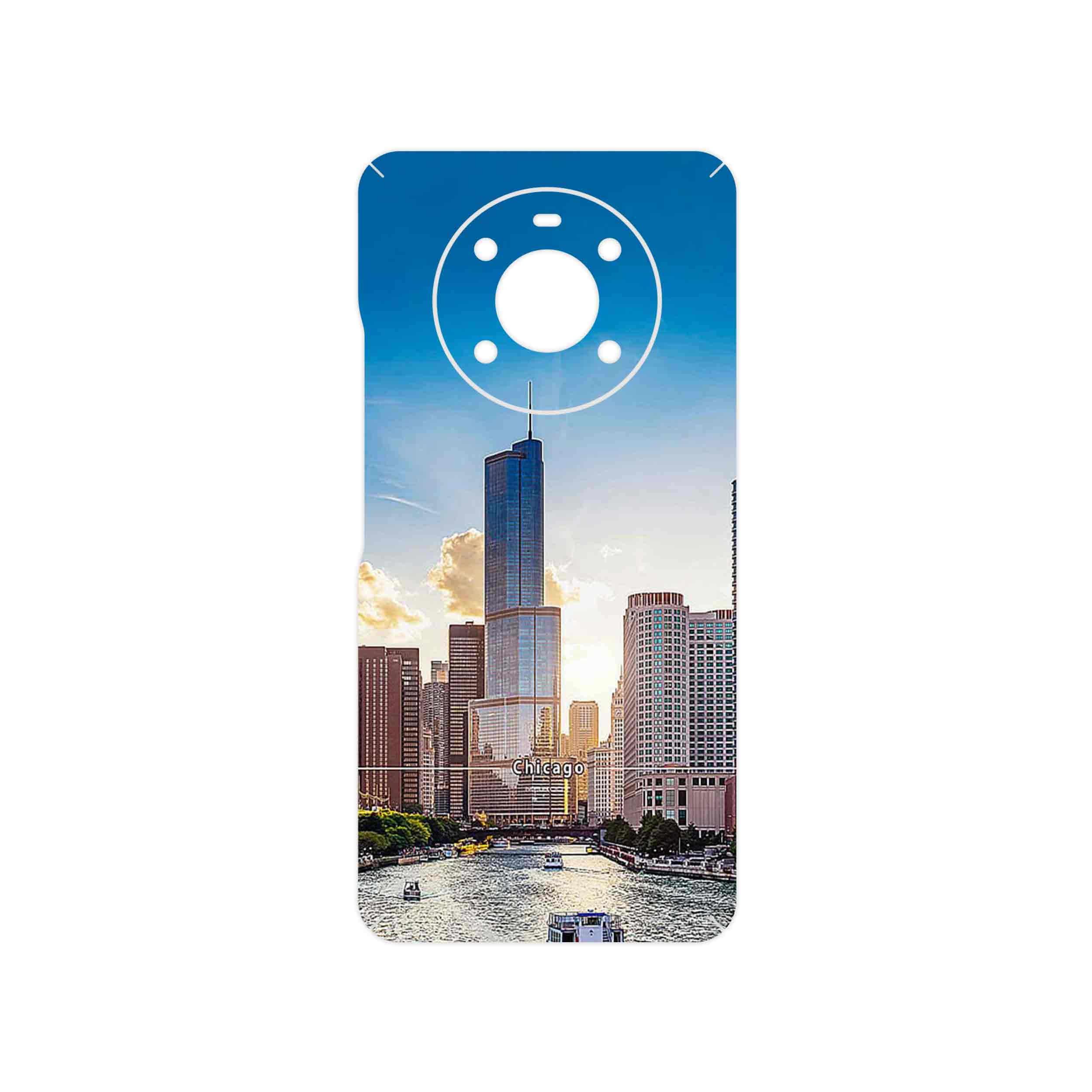 برچسب پوششی ماهوت مدل City of Chicago مناسب برای گوشی موبایل آنر X9 4G