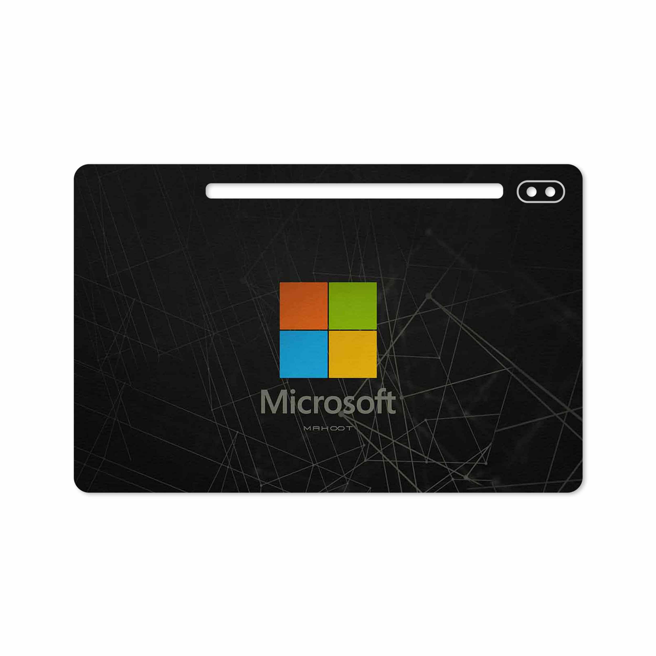 برچسب پوششی ماهوت مدل Microsoft-Logo مناسب برای تبلت سامسونگ Galaxy Tab S6 2019 SM-T860
