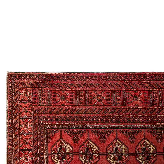 فرش دستبافت کناره طول چهار متری مدل نقشه بلوچ  کد 34.2935