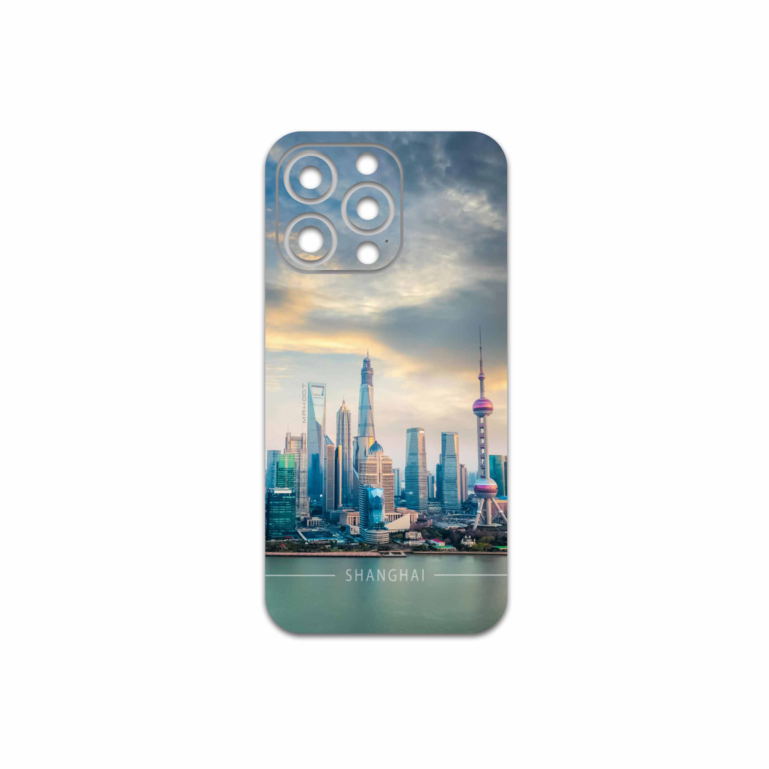 برچسب پوششی ماهوت مدل Shanghai-City مناسب برای گوشی موبایل اپل iPhone 13 Pro Max