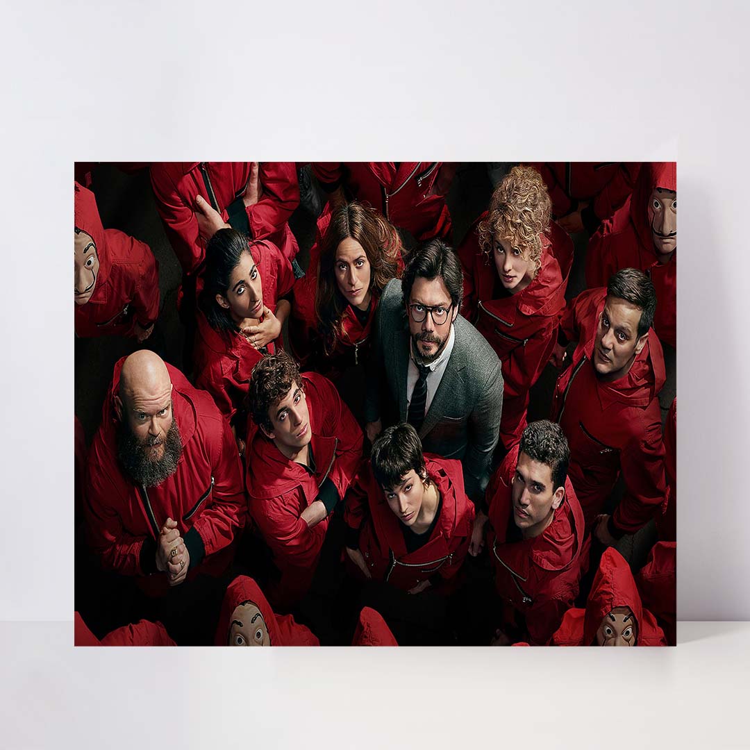 تابلو شاسی مدل money heist کد S-10003