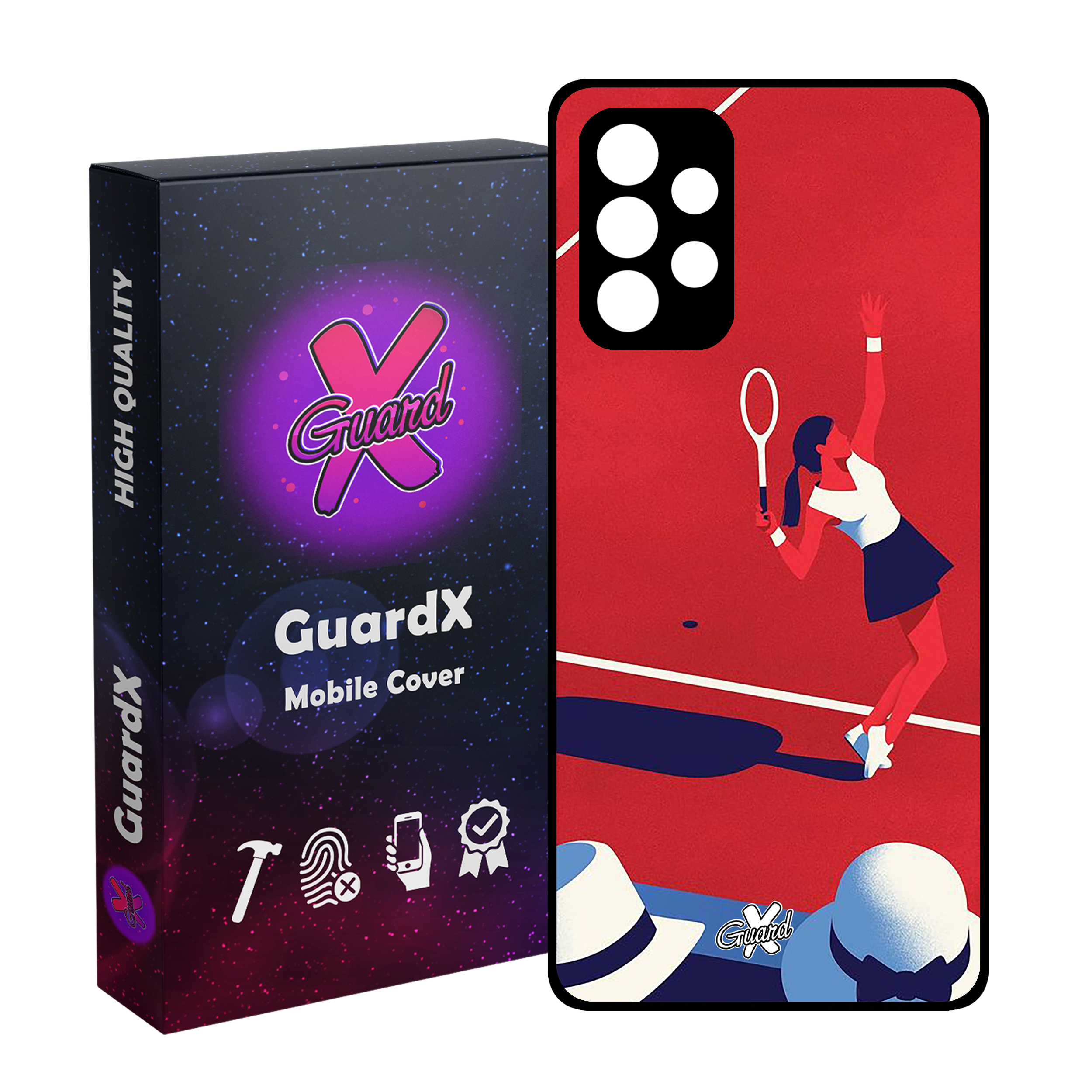 کاور گارد ایکس طرح دختر مدل Glass10339 مناسب برای گوشی موبایل سامسونگ Galaxy A53