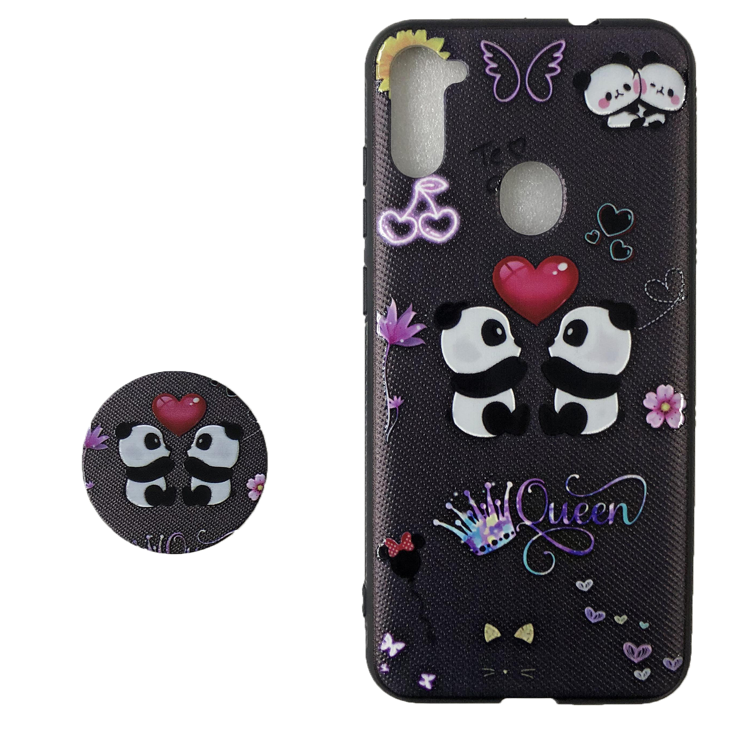 کاور مدل TD-A11 مناسب برای گوشی موبایل سامسونگ Galaxy A11 / M11 به همراه پایه نگهدارنده