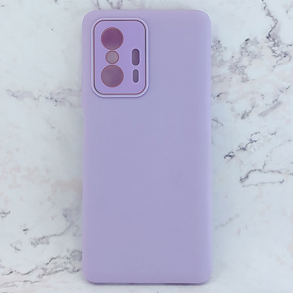 کاور سیلیکونی رنگی مدل TPN مناسب برای گوشی موبایل شیائومی Mi 11T / 11T Pro - بنفش پاستیلی