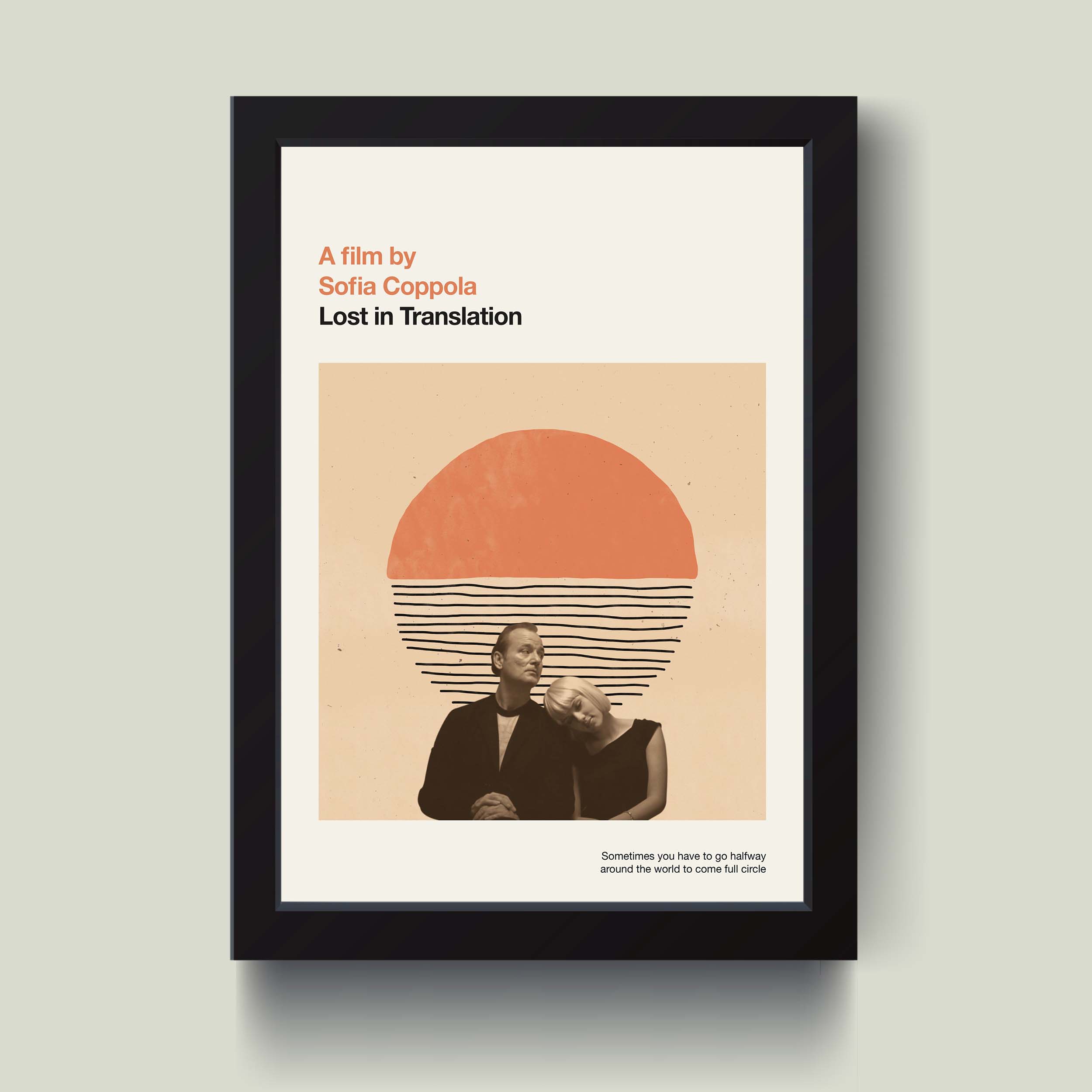 تابلو مدل Lost in Translation کد S2404-b | دنیای قاب