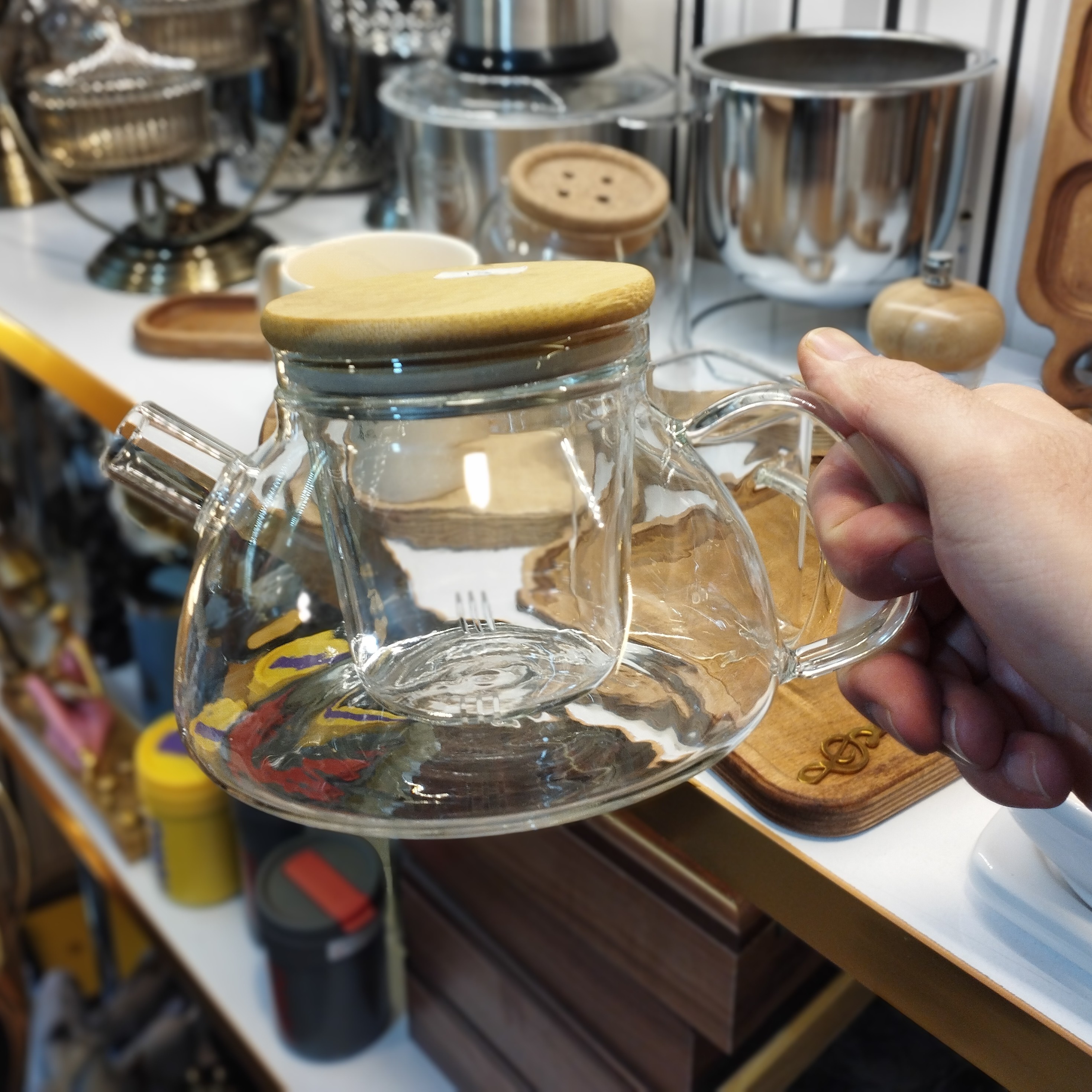 قوری پیرکس شعله مستقیم 850 میلی لیتری کیفیت عالی