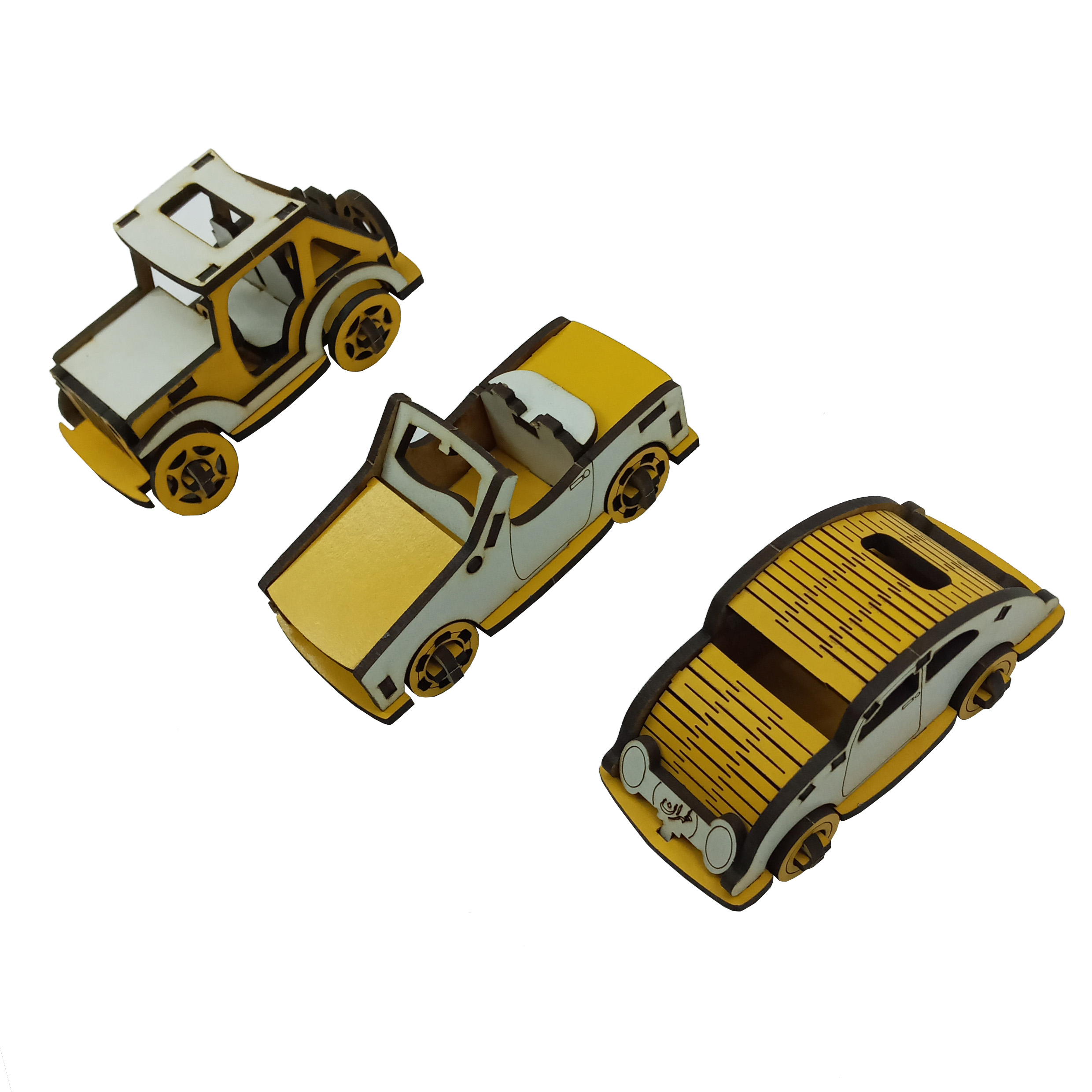 ماکت دکوری طرح ماشین ها کد MA-19 مجموعه 3 عددی