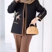 مانتو شلوار پرستو مازراتی زنانه کت شلوار مانتو کتی دو سایز بسیار شیک