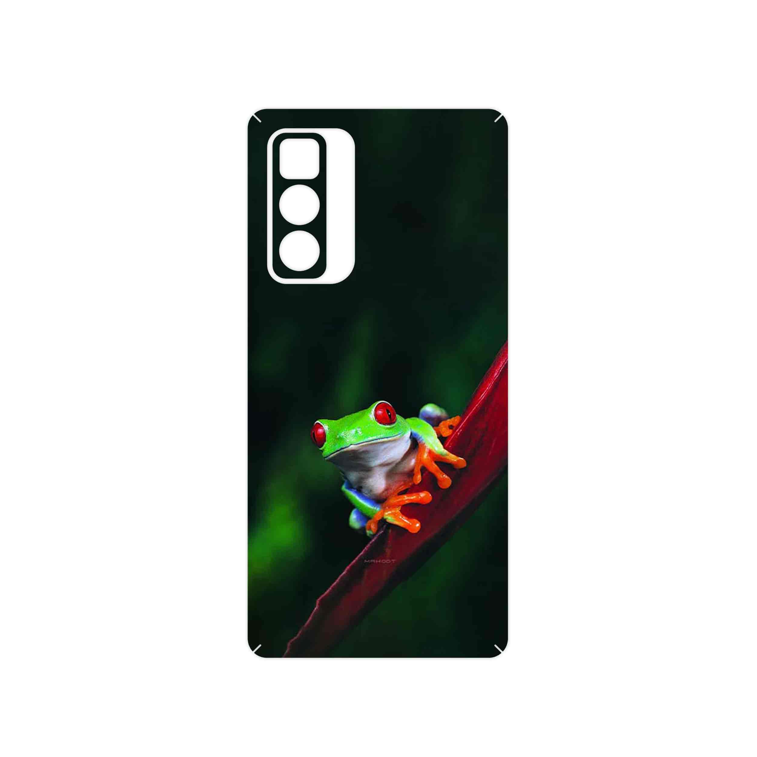 برچسب پوششی ماهوت مدل Frog مناسب برای گوشی موبایل موتورولا Edge 20 Pro