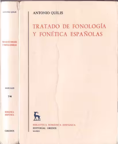 خرید و دانلود نسخه کامل کتاب Tratado de Fonología y Fonética Españolas