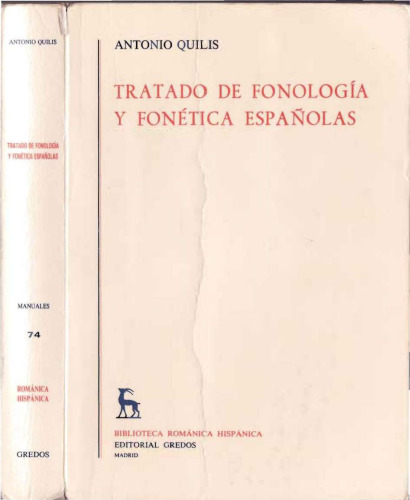 خرید و دانلود نسخه کامل کتاب Tratado de Fonología y Fonética Españolas