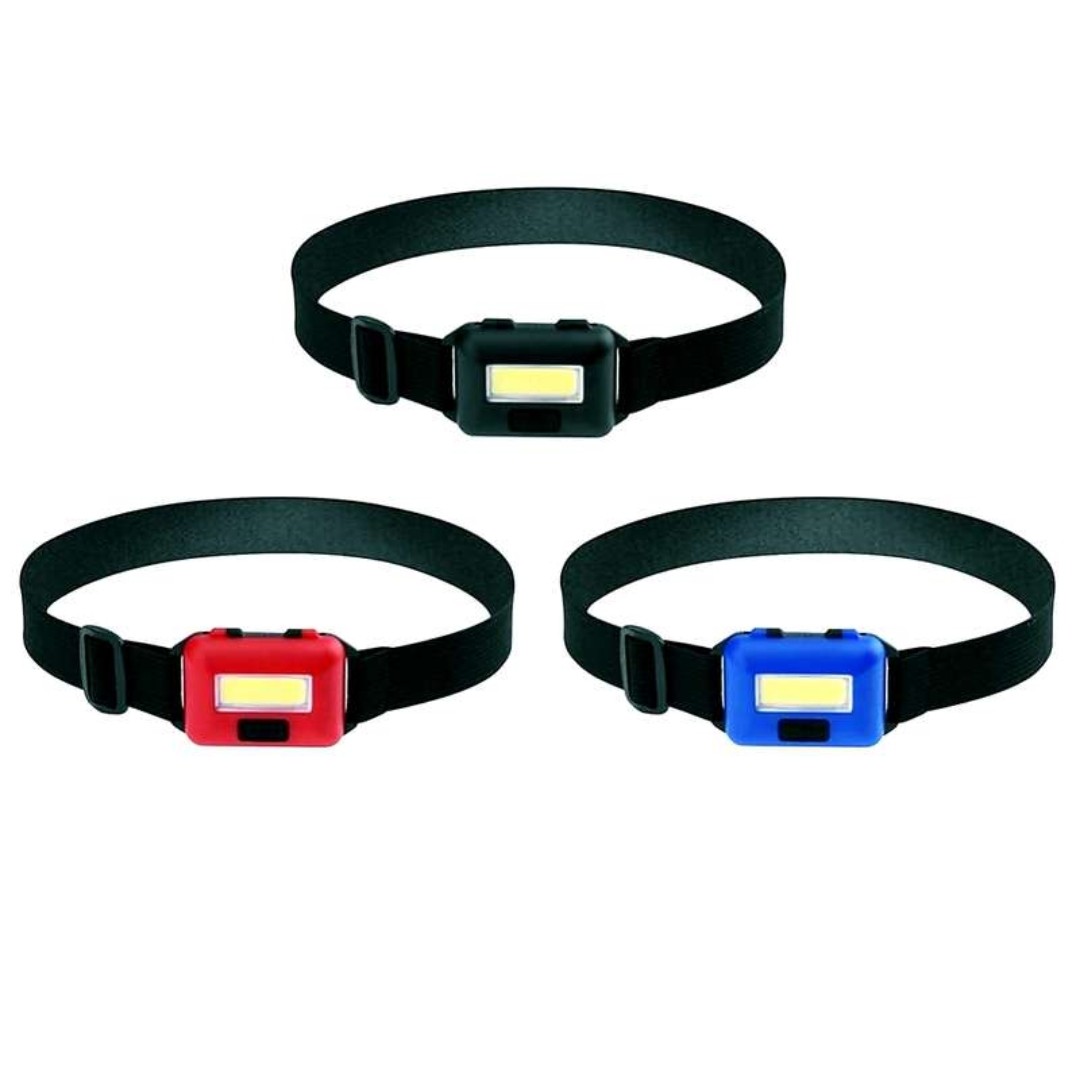چراغ قوه پیشانی بند بسته 3 عددی ال ای دی 