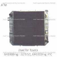 رادیاتور لیفتراک تویوتا مدل Toyota 6FD30(Eng.: 2Z/1DZ), 6FG30 Eng.:4Y