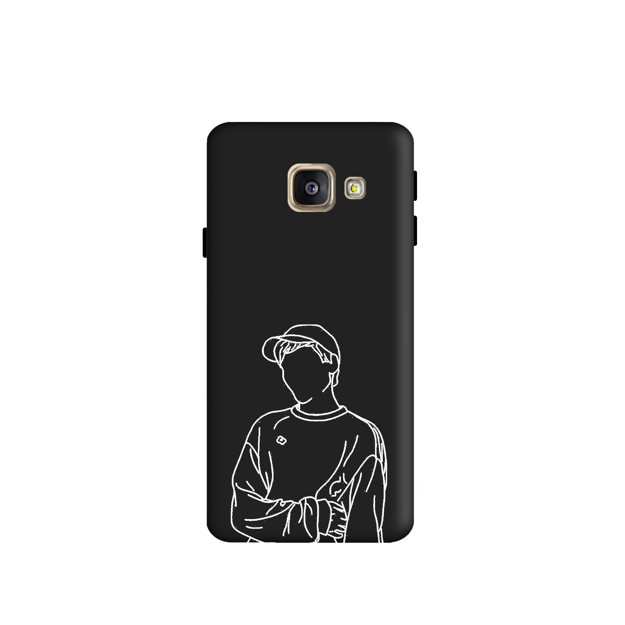 کاور طرح مینیمال پسرانه کد y1213 مناسب برای گوشی موبایل سامسونگ  Galaxy A310 / A3 2016