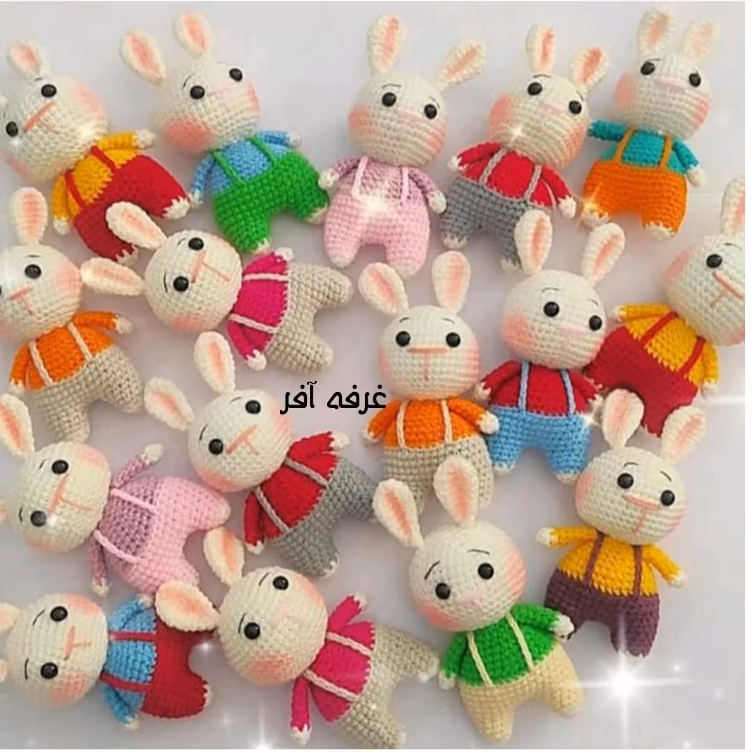عروسک نی نی خرگوش ( بافت)