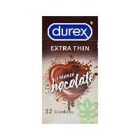 کاندوم دیورکس خیلی نازک شکلاتی 12 عدد اکسترا تین - durex
