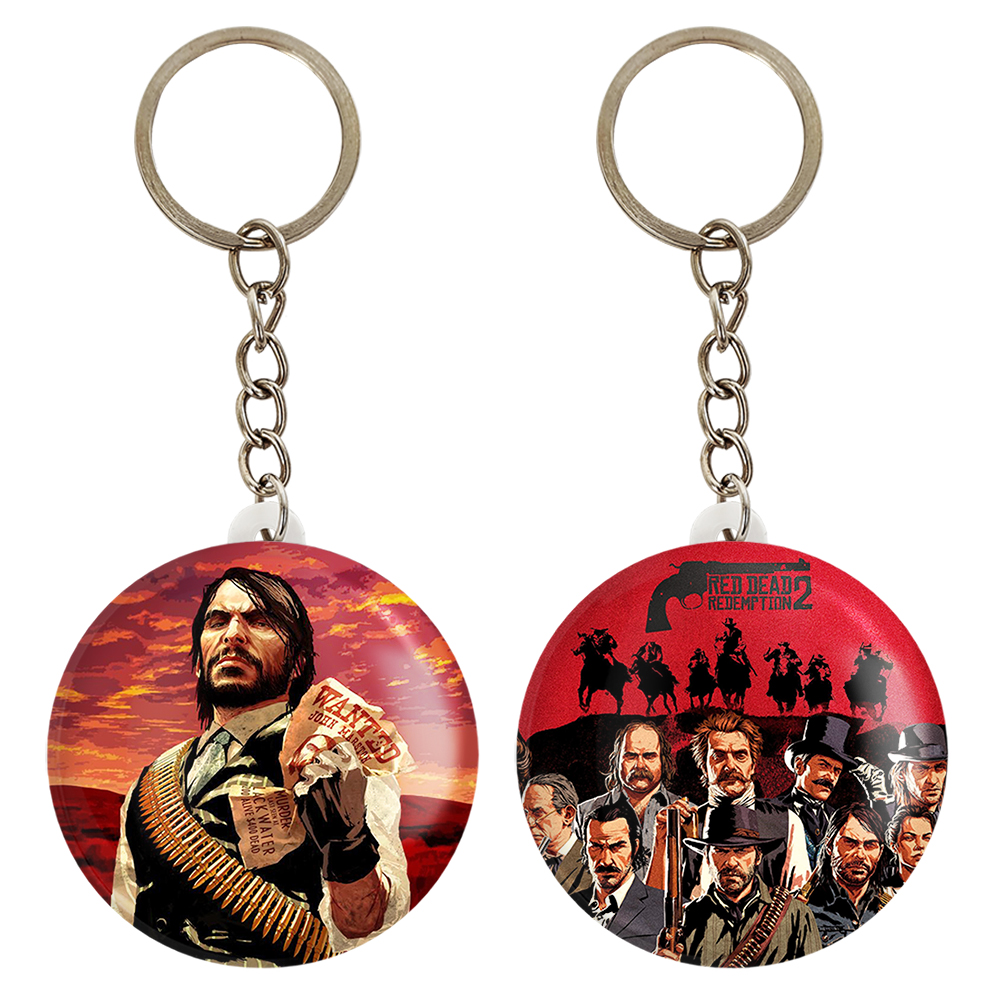 جاکلیدی خندالو مدل رد دد Red Dead کد 1029510300 مجموعه 2 عددی