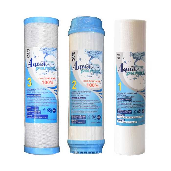 فیلتر دستگاه تصفیه آب آکوا پیورست مدل LX-09 مجموعه 9 عددی