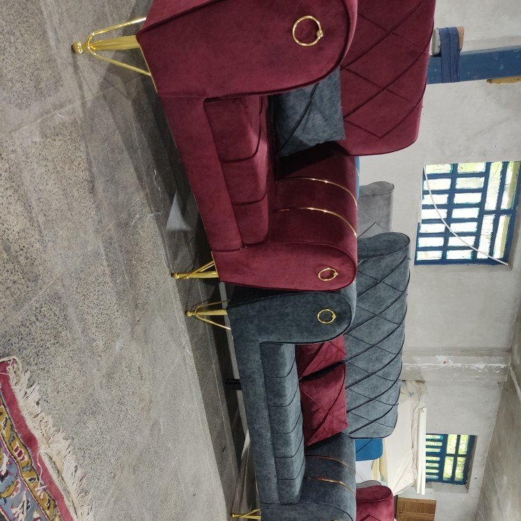 مبل مبلمان راحتی اسکارلت پایه فلزی 