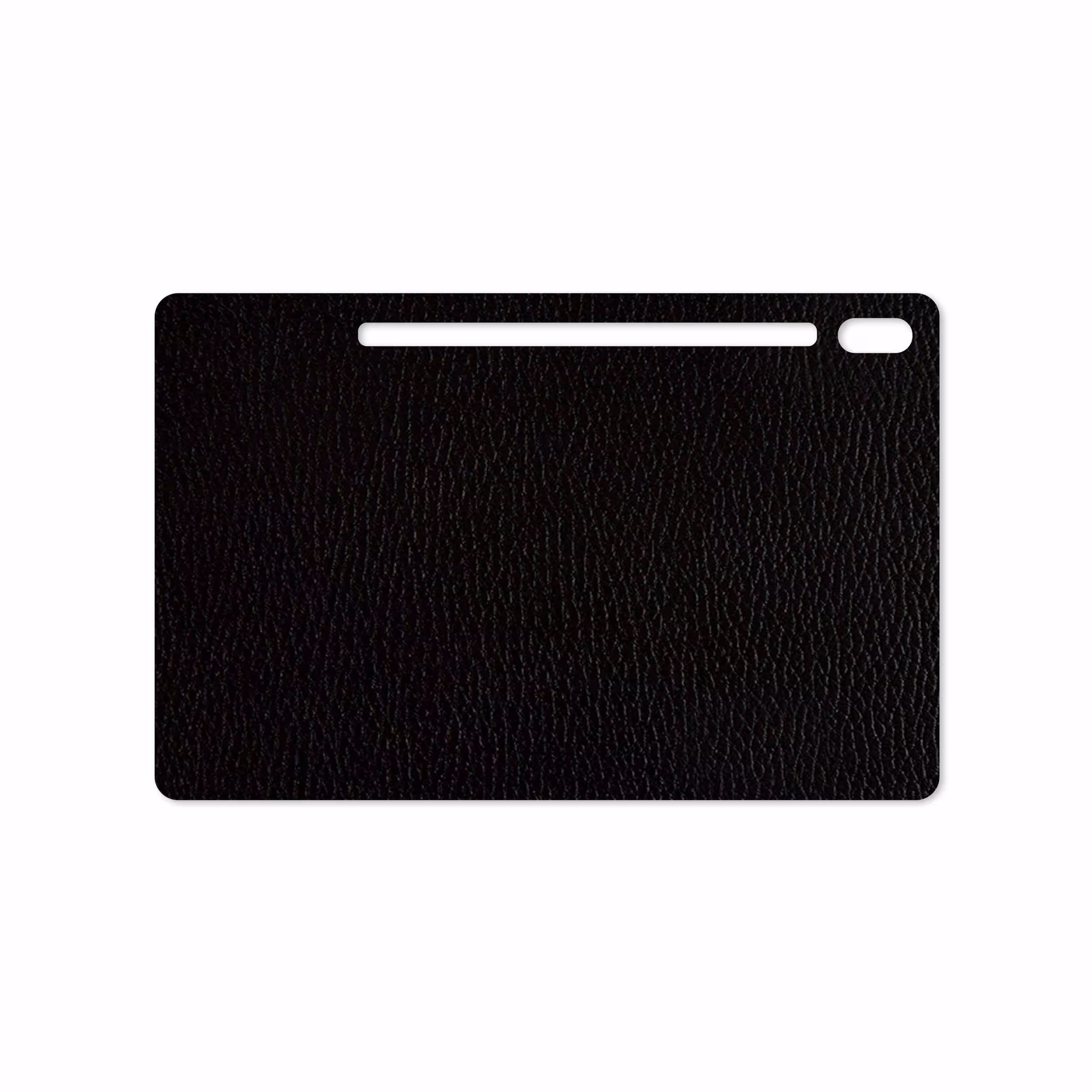 برچسب پوششی ماهوت مدل Black-Leather مناسب برای تبلت سامسونگ Galaxy Tab S6 2019 SM-T860