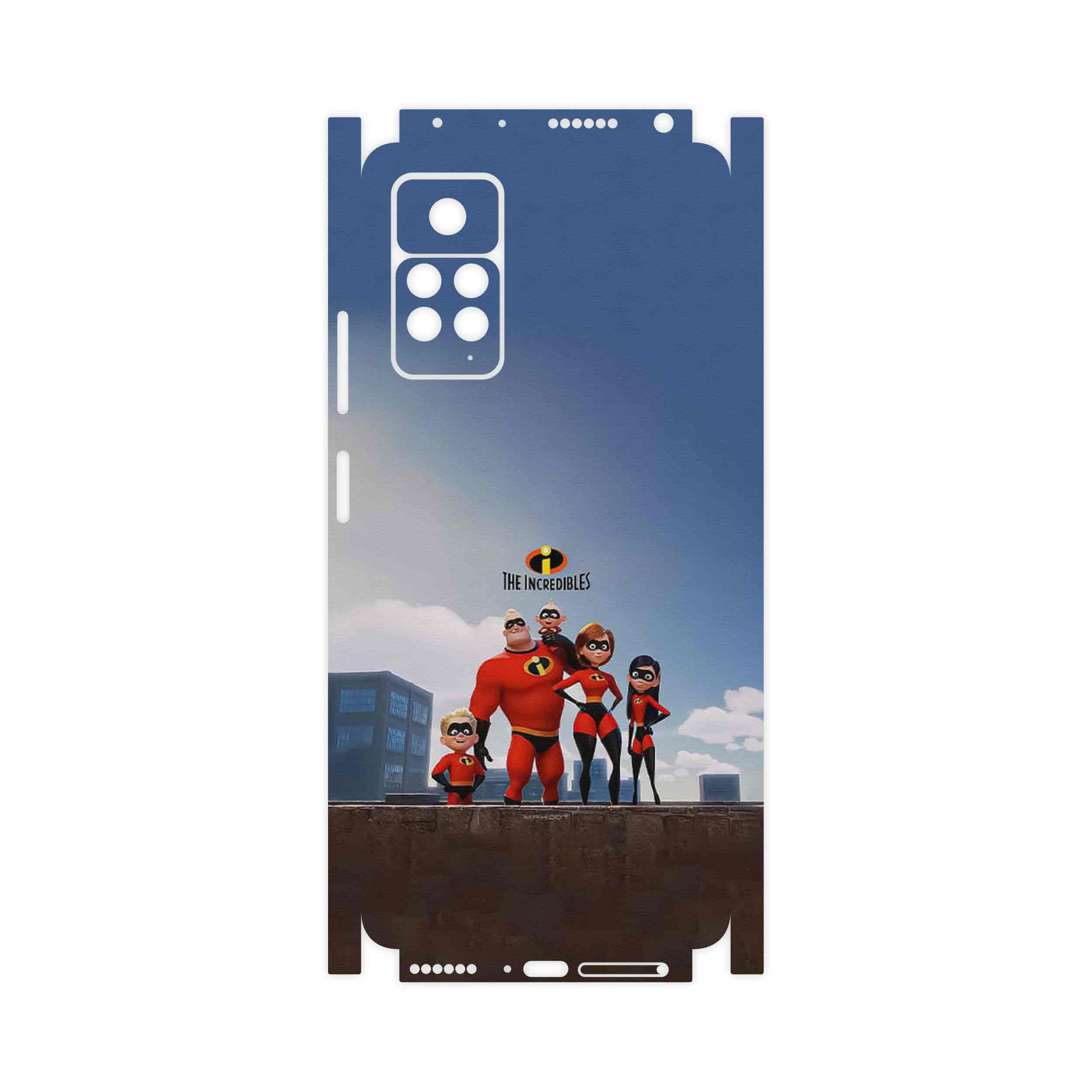 برچسب پوششی ماهوت مدل The Incredibles-FullSkin مناسب برای گوشی موبایل شیائومی Redmi Note 11 Pro 5G