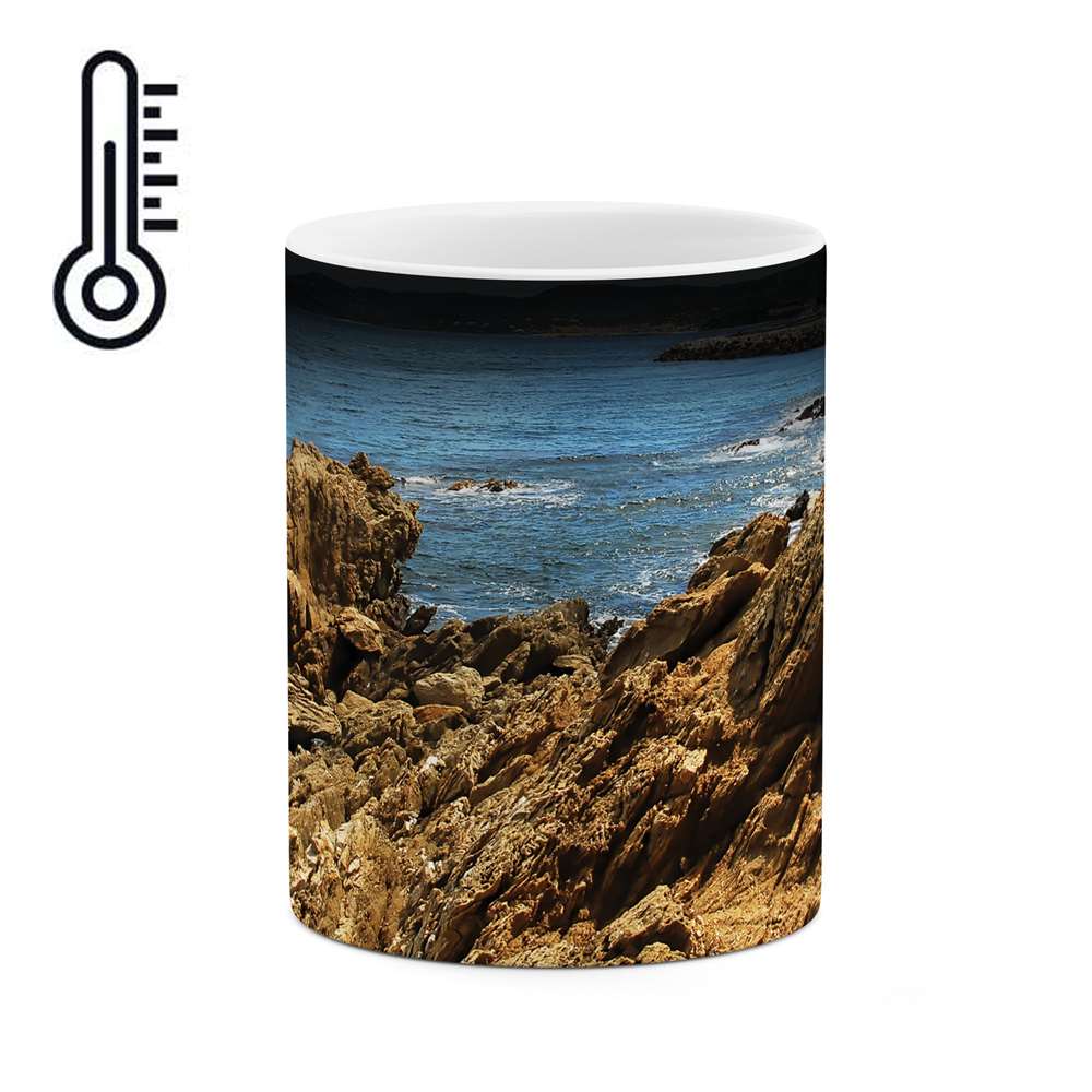 ماگ حرارتی طرح صخره و دریا مدل mgh01553